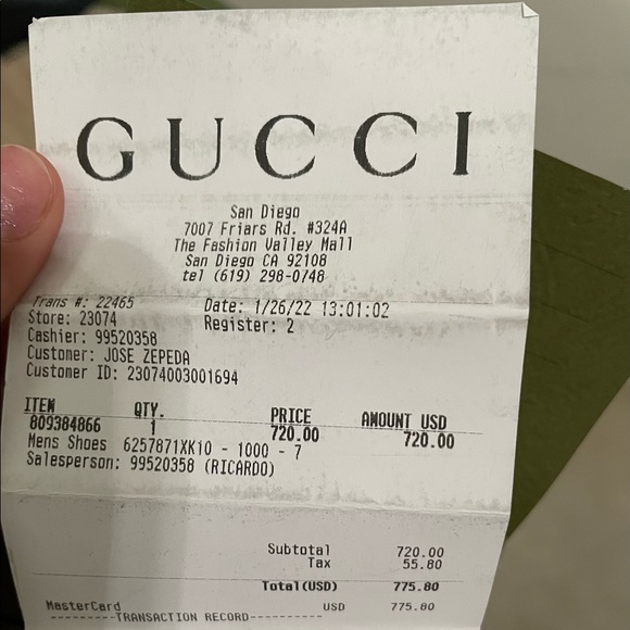 COPY - GUCCI SNEAKERS - Picture 3 of 3